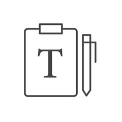 clip board icons  symbol vector elements for infographic web