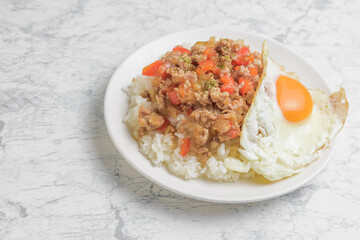 鶏の挽き肉ランチ