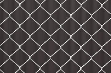 Fototapeta premium metal mesh,in the photo a mesh on a gray background