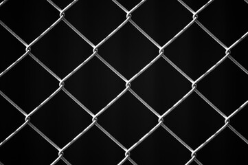 metal mesh,in the photo a mesh on a gray background