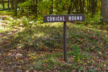 Native American Mounds At High Cliff State Park, Sherwood, Wisconsin