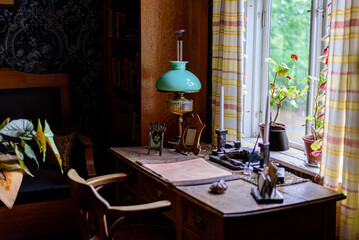 Interior in old swedish home.