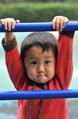Fototapeta premium portrait of a lovly chinese little boy