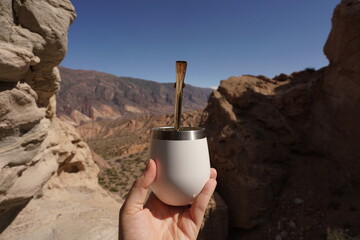 person drinking mate jujuy argentina