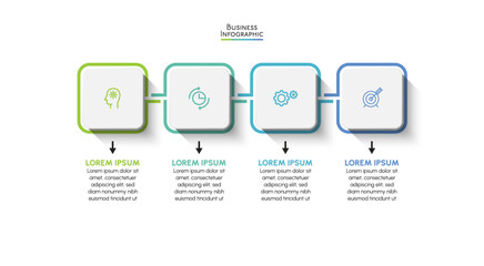 Business data visualization. timeline infographic icons designed for abstract background template milestone element modern diagram process technology digital marketing data presentation chart Vector