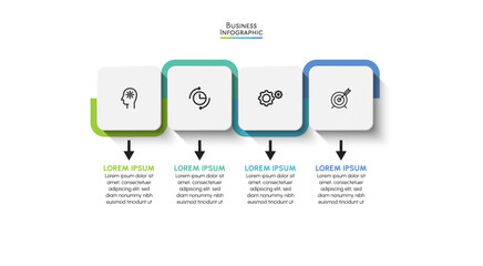 Business data visualization. timeline infographic icons designed for abstract background template milestone element modern diagram process technology digital marketing data presentation chart Vector