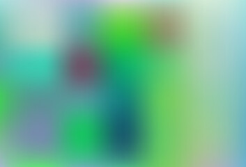Obraz premium Light Blue, Green vector abstract blurred pattern.