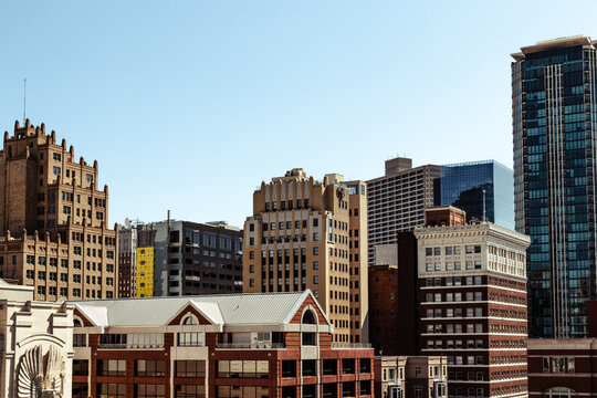 Cityscape Of Fort Worth, Texas.