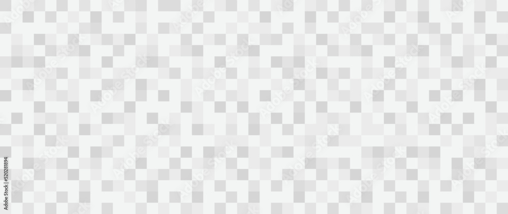 Poster modern abstract geometric vector background with light gray pixel square mosaic pattern design.