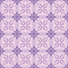 Garden Nature Seamless Pattern Floral Background Damask Aboriginal Ornament Art