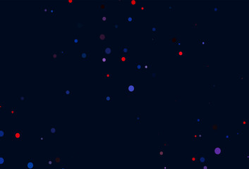 Light Blue, Red vector texture with disks.