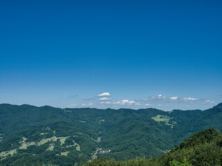 Fototapeta premium 夏の美の山公園から観た景色