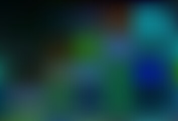 Dark Blue, Green vector abstract blurred pattern.