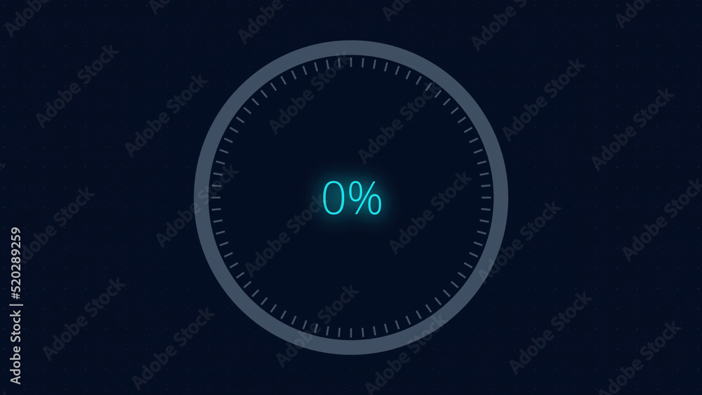 Poster futuristic loading circle ring. loading transfer download animation. loading animation