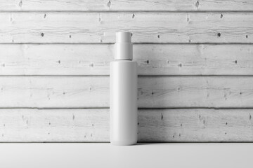 Plastic Shampoo Bottle Mockup
