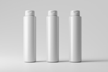 Plastic Shampoo Bottle Mockup