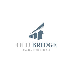 old bridge  logo design  creative vector design inspiration for any business