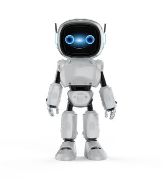 Small robot assistant full length