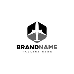 plane icon logo design creative idea vector design inspiration