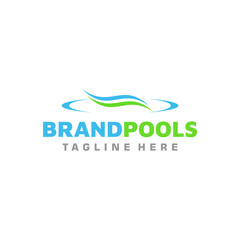 pool logo design  creative vector design inspiration
