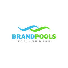 pool logo design  creative vector design inspiration