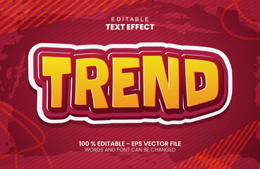 Trend text effect