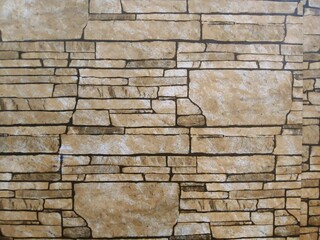 wall of brown brick house