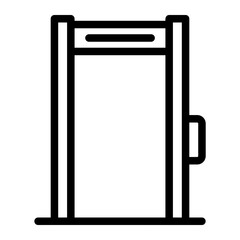 body scanner line icon