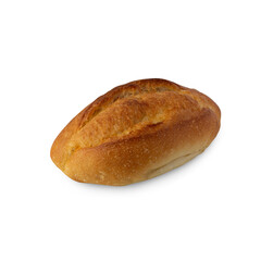 Bread isolated on white background with clipping path.