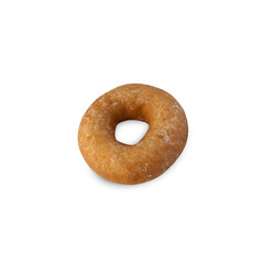 Donut isolated on white background with clipping path.