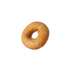 Donut isolated on white background with clipping path.