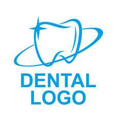 Dental logo for dentistry. A sign for corporate identity. Vector graphics