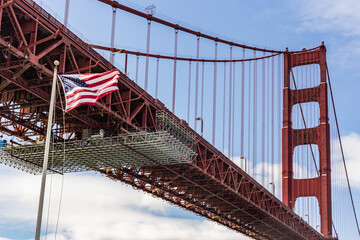 San Francisco CA USA - A view on the city