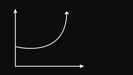 Simple 2D graph, creative detailed infographics vector illustration. EPS 10.