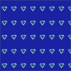 Illustration of drawing diamond pattern background