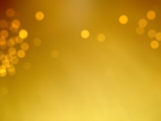 Blurry gold background with bokeh