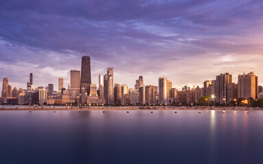 Obraz na płótnie Canvas View of Chicago