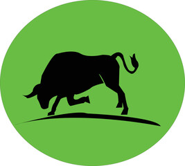 bull logo or vector useable