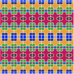 Seamless abstract multicolor pattern. Abstract background. Vector art.