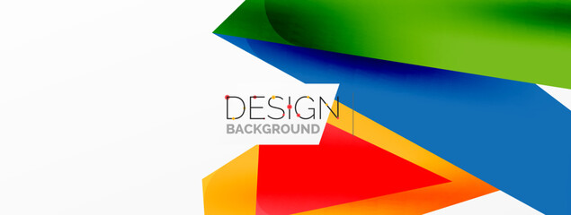 Background abstract overlapping shapes. Minimal composition vector illustration for wallpaper banner background or landing page