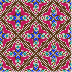 Seamless abstract multicolor pattern. Abstract background. Vector art.