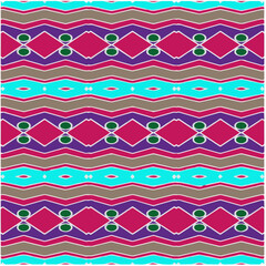 Seamless abstract multicolor pattern. Abstract background. Vector art.