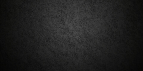 Black stone concrete grunge bacdrop texture background anthracite panorama. Panorama dark grey black slate background or texture.	