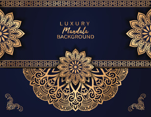 Luxury mandala background arabesque style design template