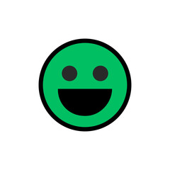 Emoji happy smile ratings to display customer feedback satisfaction rate - Vector emoticons faces collection with expressions to show good bad client feedback