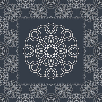 Abstract geometric islamic background. - Vector.