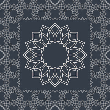 Abstract geometric islamic background. - Vector.
