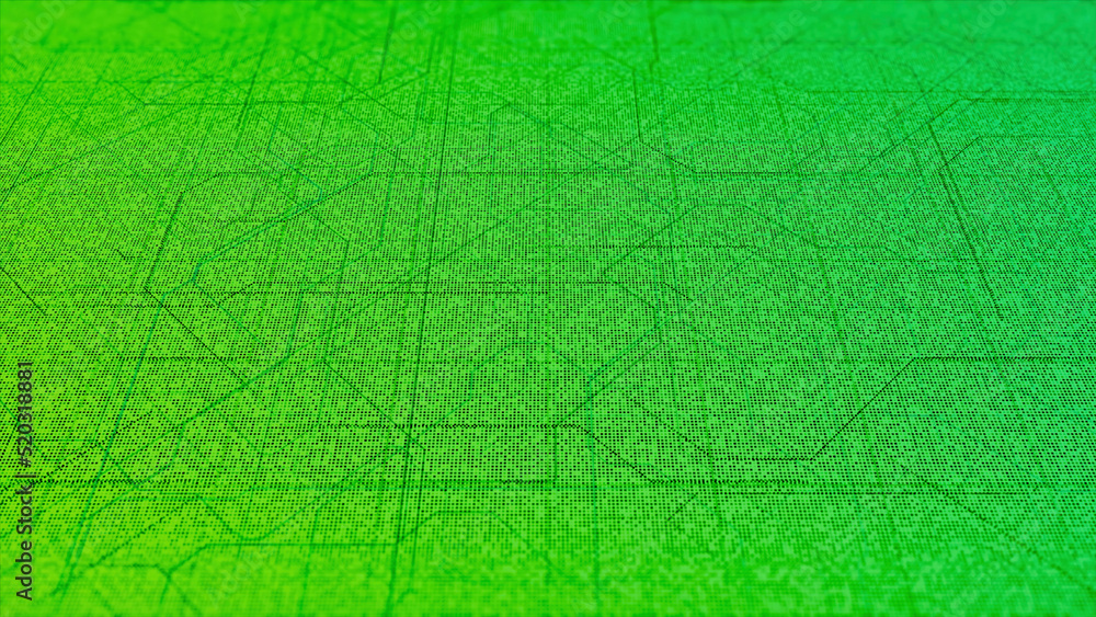 Poster board diagram of moving lines. animation. bright technological background with moving lines in form 