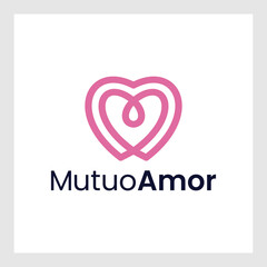 	
Beautiful Vector Love Heart Logo Design