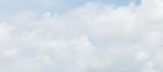 lue sky with white cloud. Blue background. The summer sky is overcast day for backdrop decorative and wallpaper design. The perfect sky background.